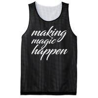 Making Magic Happen Mesh Reversible Basketball Jersey Tank