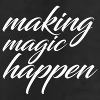 Making Magic Happen Golf Towel
