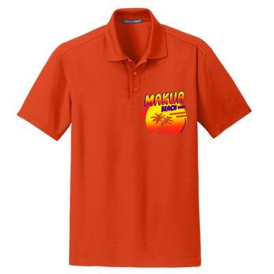 Makua Beach Dry Zone Grid Polo