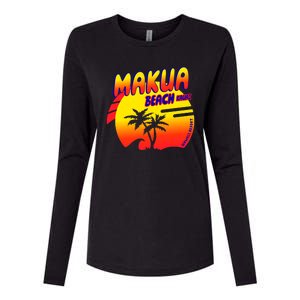 Makua Beach Womens Cotton Relaxed Long Sleeve T-Shirt