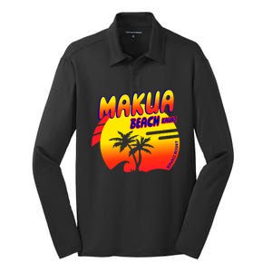 Makua Beach Silk Touch Performance Long Sleeve Polo