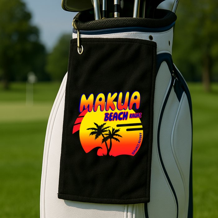 Makua Beach Golf Towel