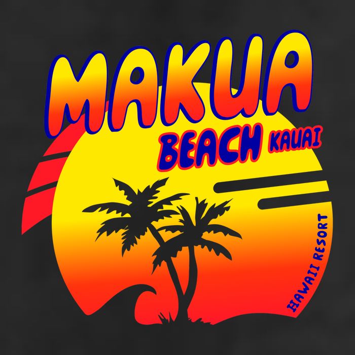 Makua Beach Golf Towel
