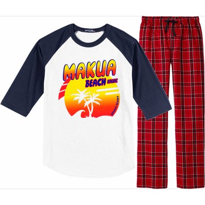 Makua Beach Raglan Sleeve Pajama Set