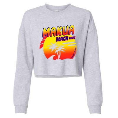 Makua Beach Cropped Pullover Crew