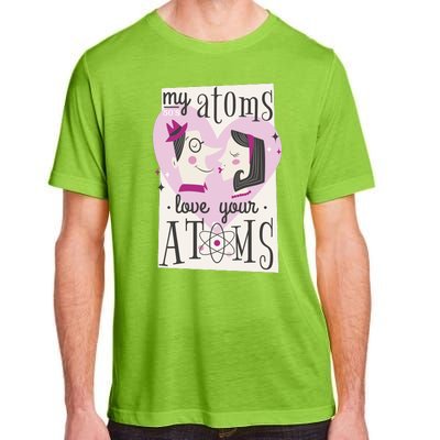 My Atoms Love Your Atoms Science Couple Adult ChromaSoft Performance T-Shirt