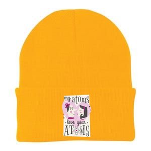 My Atoms Love Your Atoms Science Couple Knit Cap Winter Beanie