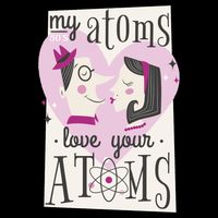 My Atoms Love Your Atoms Science Couple Cooling Performance Crew T-Shirt