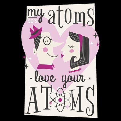 My Atoms Love Your Atoms Science Couple T-Shirt