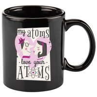 My Atoms Love Your Atoms Science Couple 11oz C Handle Ceramic Mug