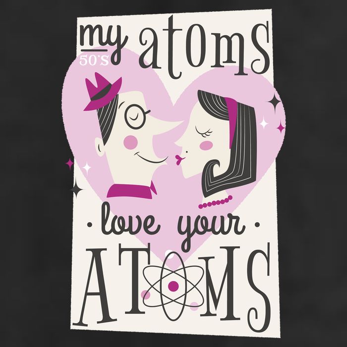 My Atoms Love Your Atoms Science Couple Beanie