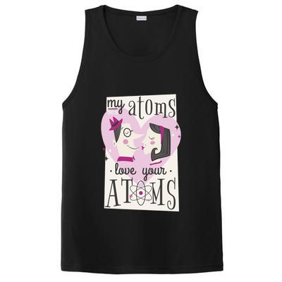 My Atoms Love Your Atoms Science Couple PosiCharge Competitor Tank