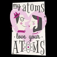 My Atoms Love Your Atoms Science Couple Tank Top