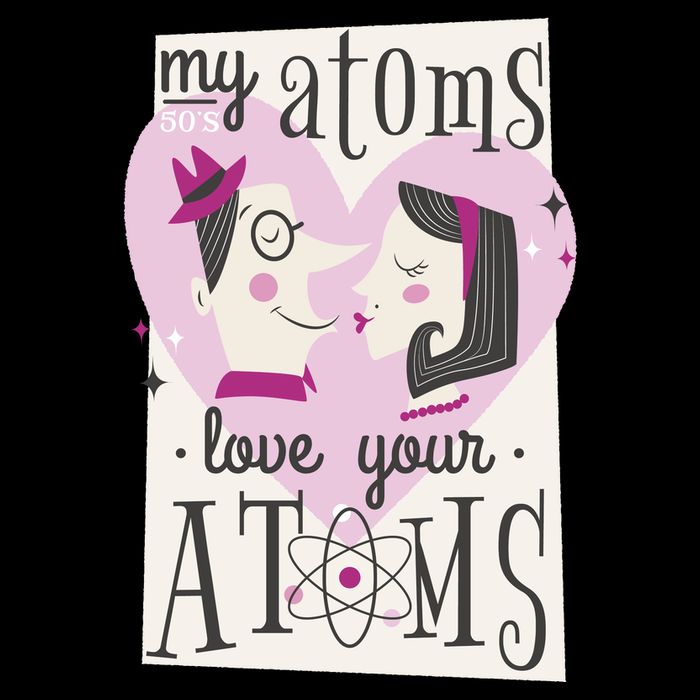 My Atoms Love Your Atoms Science Couple Tank Top