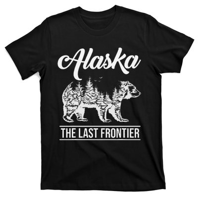 Moose Alaska Last Frontier Alaska Grizzly Bears Mountains T-Shirt