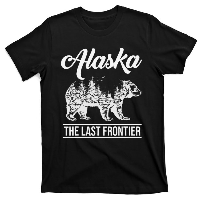 Moose Alaska Last Frontier Alaska Grizzly Bears Mountains T-Shirt