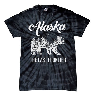 Moose Alaska Last Frontier Alaska Grizzly Bears Mountains Tie-Dye T-Shirt