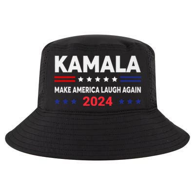 Make America Laugh Again 2024 Kamala Cool Comfort Performance Bucket Hat