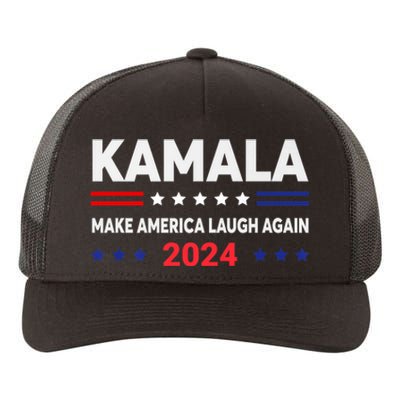 Make America Laugh Again 2024 Kamala Yupoong Adult 5-Panel Trucker Hat