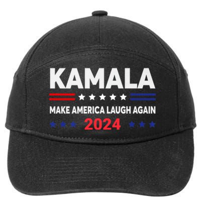 Make America Laugh Again 2024 Kamala 7-Panel Snapback Hat