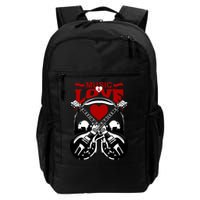 Music And Love Guitars Backpack