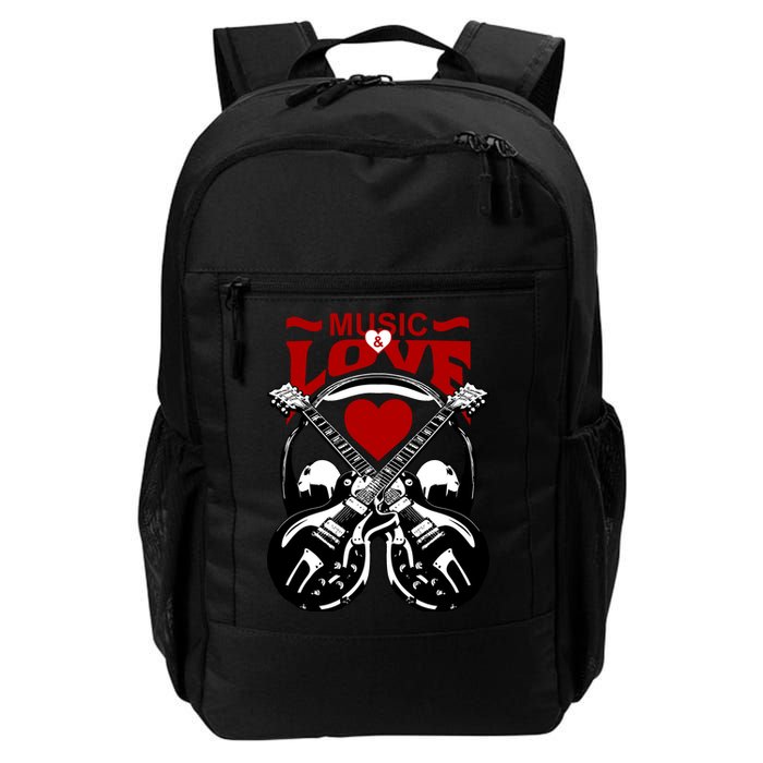 Music And Love Guitars Backpack