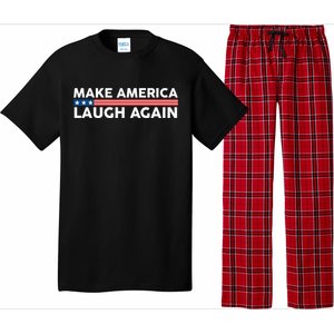 Make America Laugh Again American Flag Election 2024 Pajama Set