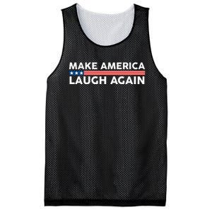 Make America Laugh Again American Flag Election 2024 Mesh Reversible Basketball Jersey Tank