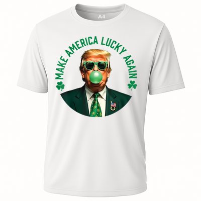 Make America Lucky Again Trump Bubble Gum St Patricks Day Performance Shirt