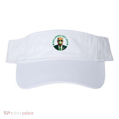 Make America Lucky Again Trump Bubble Gum St Patricks Day Visor