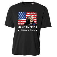 Make America Laugh Again Vote 2024 President Kamalaharris Cooling Performance Crew T-Shirt