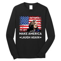 Make America Laugh Again Vote 2024 President Kamalaharris Long Sleeve Shirt