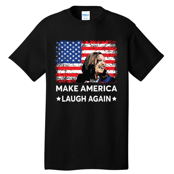 Make America Laugh Again Vote 2024 President Kamalaharris Tall T-Shirt