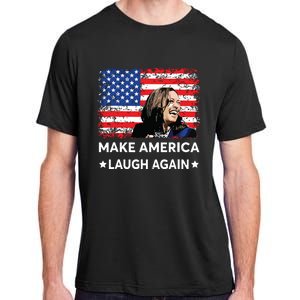 Make America Laugh Again Vote 2024 President Kamalaharris Adult ChromaSoft Performance T-Shirt