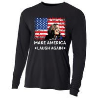 Make America Laugh Again Vote 2024 President Kamalaharris Cooling Performance Long Sleeve Crew