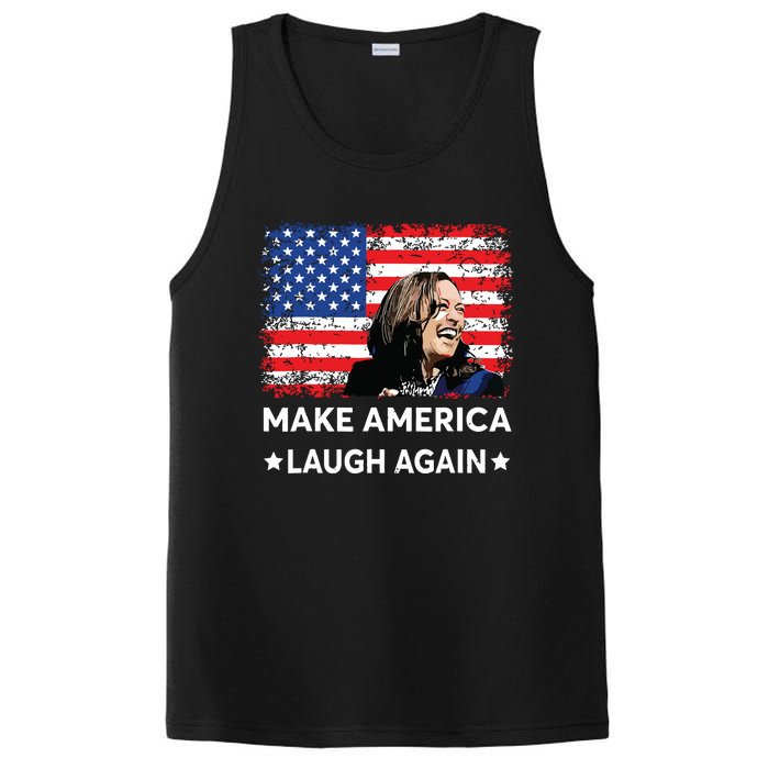 Make America Laugh Again Vote 2024 President Kamalaharris PosiCharge Competitor Tank