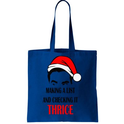 Making A List And Checking It Thrice Funny Gift Tote Bag