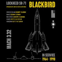 Military Aircraft Lockheed Sr71 Blackbird Usaf Impact Tech Backpack
