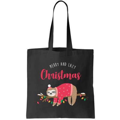 Merry And Lazy Christmas Cute Sloth Bag