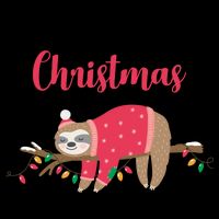 Merry And Lazy Christmas Cute Sloth 16oz Travel Tumbler