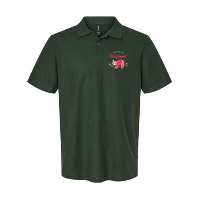 Merry And Lazy Christmas Cute Sloth Polo