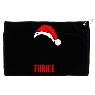 Making A List And Checking It Thrice Gift Grommeted Golf Towel