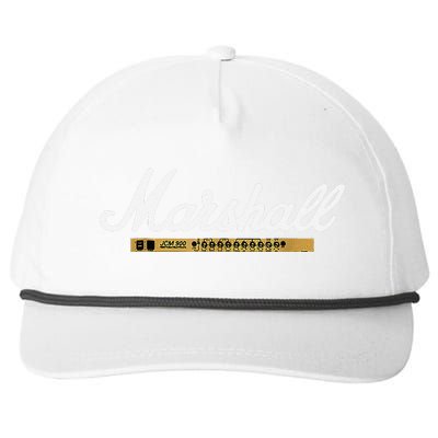 Marshall Amp Logo Snapback Five-Panel Rope Hat