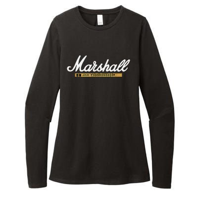 Marshall Amp Logo Womens CVC Long Sleeve Shirt