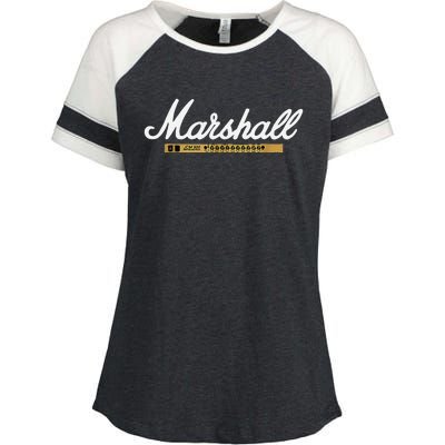 Marshall Amp Logo Enza Ladies Jersey Colorblock Tee