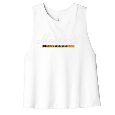 Marshall Amp Logo Women's Racerback Cropped Tank