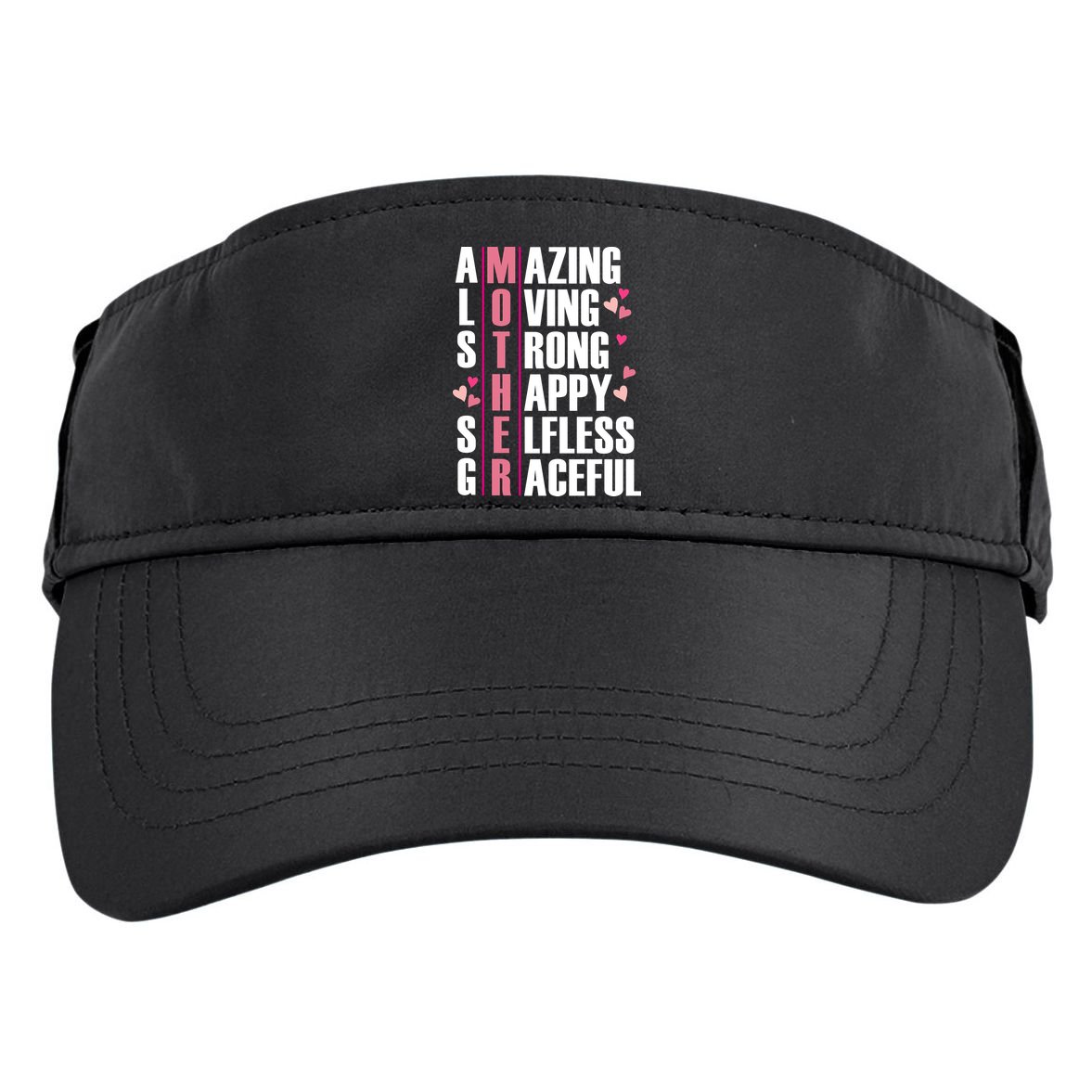 Mother Amazing Loving Strong Happy Selfless Graceful Adult Drive Performance Visor