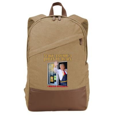 Make American Lovin It Again Funny Trump Cotton Canvas Backpack