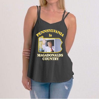 Make American Lovin It Again Funny Trump Women's Strappy Tank