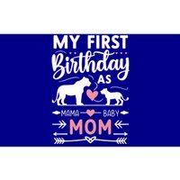 Mom And Lioness And Cub My First Birthday As A Mom Gift Bumper Sticker